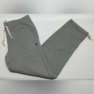 dark grey polo sweatpants